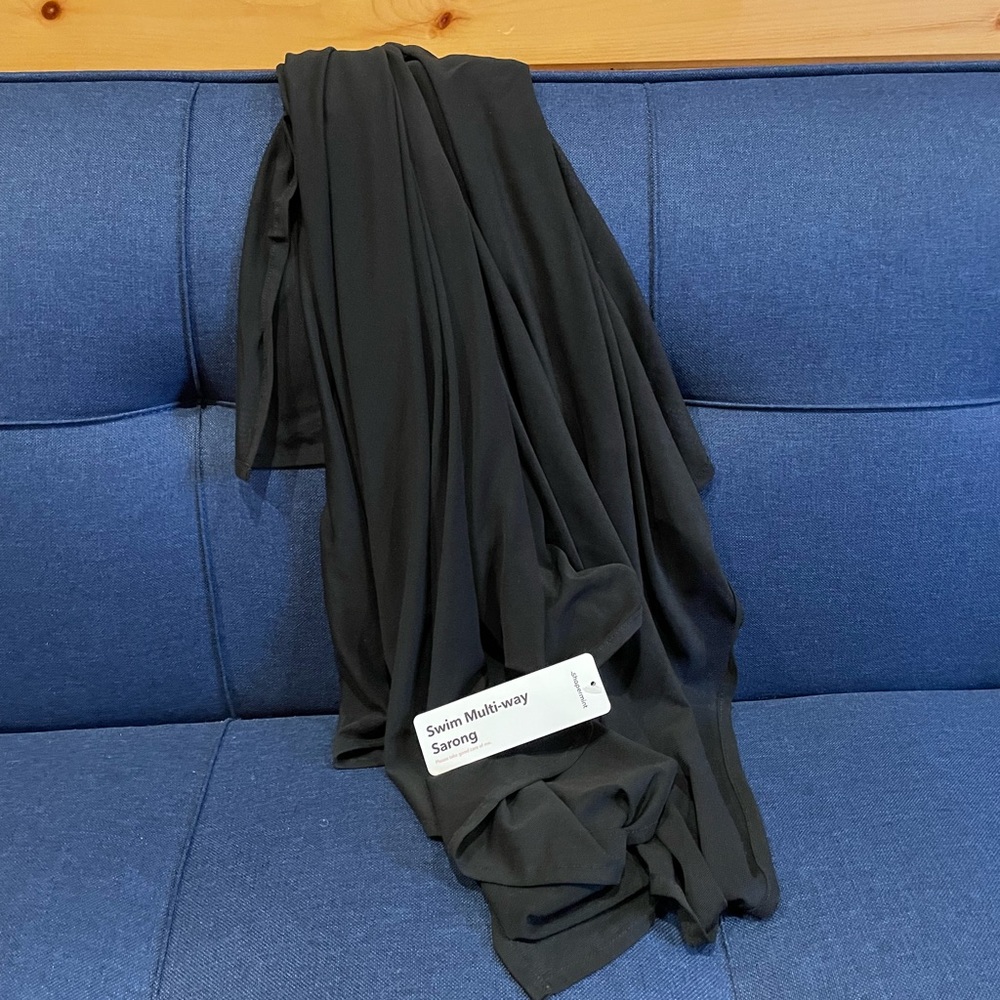Shapermint Black Beach Sarong